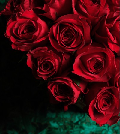 arte-e-fiori-Flower box cuore solo rose